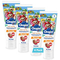 Pasta de Dientes Anti-Caries para Niños Orajel Super Mario, Sabor Natural a Baya, 4.2oz, Paquete de 4 Tubos - imagen 1
