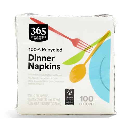 Servilletas de Cena 2 Capas 100 Piezas 365 by Whole Foods Market - imagen 1