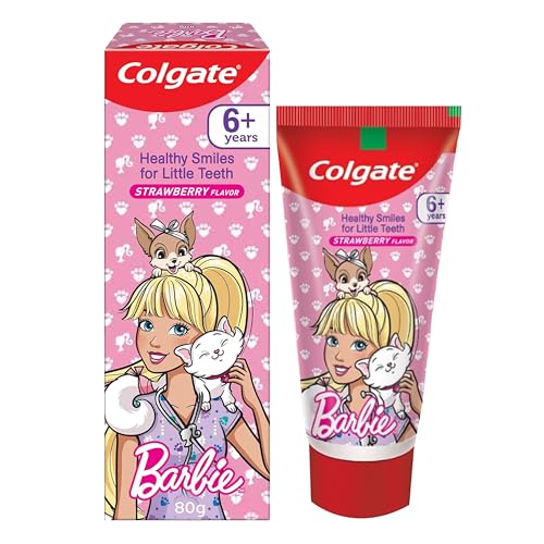 Pasta dental Colgate Kids Barbie Roja - 80 g - imagen 4