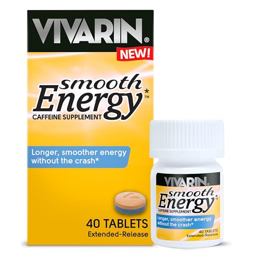Tabletas de Cafeína Vivarin de Liberación Prolongada, 200mg, Suplemento Energético Sin Azúcar, 40 Contenidos para Enfoque y Claridad Mental - imagen 2