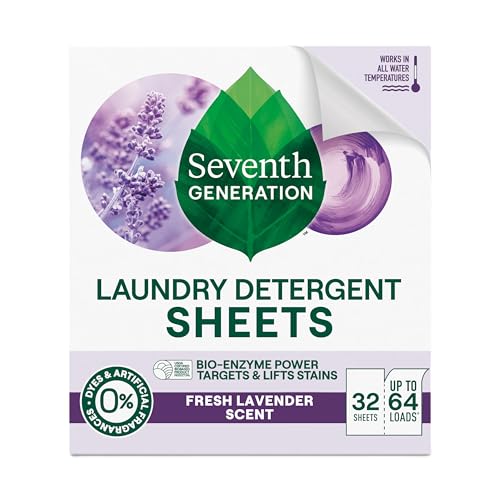 Sábanas para Lavado de Lavanda Seventh Generation, 32 Piezas - imagen 6