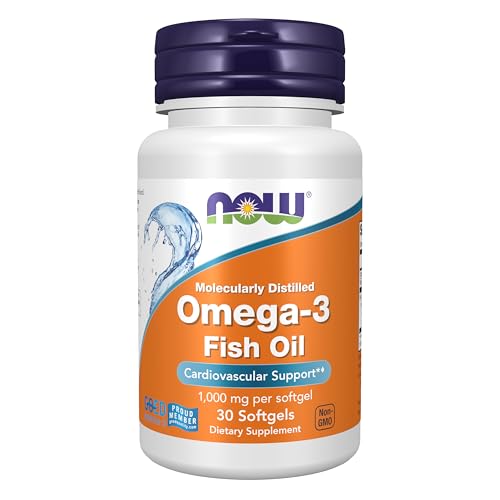 Suplementos NOW Foods, Omega-3 180 EPA / 120 DHA, Destilado Molecularmente, Soporte Cardiovascular*, 30 Cápsulas Blandas - imagen 2
