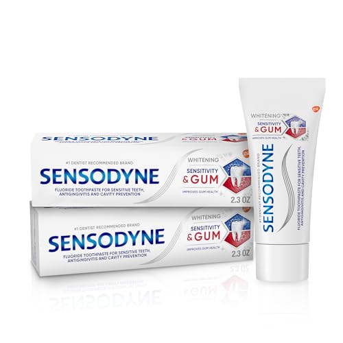 Pasta dental Sensodyne para dientes sensibles y encías, blanqueadora, tratamiento para gingivitis - 2.3 oz (Paquete de 2) - imagen 5