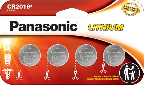 Baterías de Litio Panasonic CR2016 de 3.0 Voltios, Paquete de 4, Larga Duración y Resistente a Niños - imagen 6