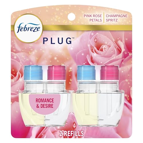 Recarga de Aceite Aromatizante Febreze Plug In, Aroma Romance & Deseo, 0.87oz, 2 Piezas, Ambientador para el Hogar, Baño y Cocina, Larga Duración - imagen 5