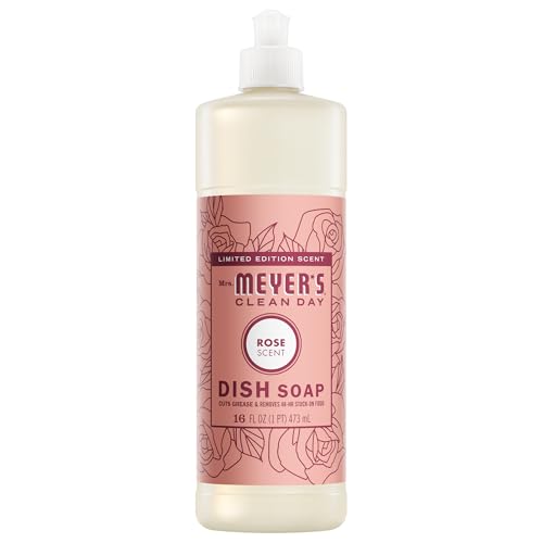 Jabón Líquido para Platos MRS. MEYER'S CLEAN DAY, Aroma a Rosa, 16 fl. oz - imagen 3