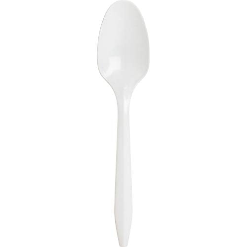 Cucharas de Polipropileno de Peso Medio Genuine Joe GJO20002, Blancas (Paquete de 1,000) - imagen 3
