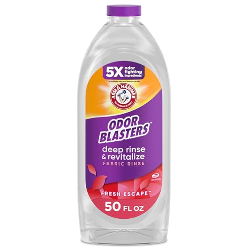 ARM & HAMMER Odor Blasters Acondicionador Textil Profundo, Eliminador de Olores a Sudor y Humedad, Aroma Fresco Escape, 50 fl oz - imagen 3