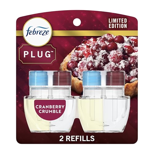 Recarga de Aceite Aromatizante Febreze Plug In, Aroma a Crumble de Arándano, 2 Piezas de 0.87oz, Para Hogar, Baño y Cocina, Larga Duración contra - imagen 6