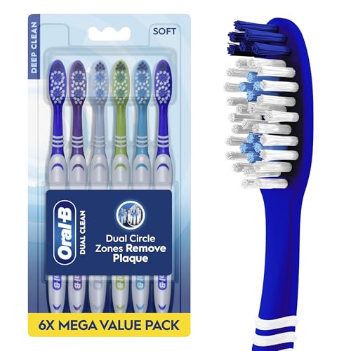 Cepillos de Dientes Oral-B Dual Clean, Suave, Paquete de 6 unidades - imagen 4