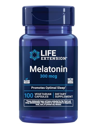 Melatonina Life Extension 300 mcg, Apoyo Suave al Sueño, Ritmos Circadianos Saludables, Defensa Celular, 100 Cápsulas, Sin Gluten, No Transgénico, - imagen 2
