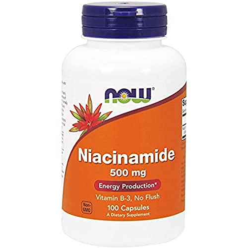 NOW Niacinamida 500mg, 100 Cápsulas - imagen 4