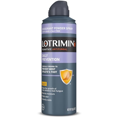 Spray desodorante en polvo Lotrimin AF para prevención diaria del pie de atleta, 5.6 onzas - imagen 3