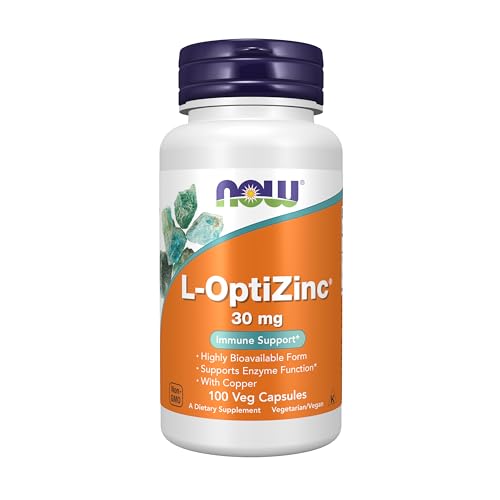 Suplementos NOW Foods, L-OptiZinc® 30 mg con Cobre, Alta Biodisponibilidad, Apoyo Inmunológico*, 100 Cápsulas Veganas - imagen 6