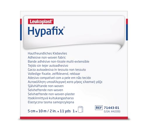 Hypafix Fijación Flexible de Amplia Área - Para Asegurar Dispositivos y Vendajes - 2 in x 11 yds, 1 Rollo - imagen 2