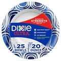Tazones de Papel Dixie Ultra Grandes, 20 Oz, 25 Piezas, Apto para Microondas, Compostables y Desechables, Ideales para Desayuno, Comida y Cena - imagen 1