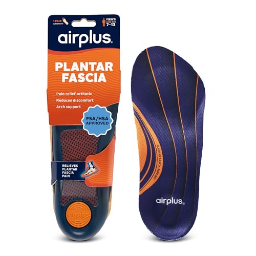 Plantilla Ortopédica Airplus para Fascitis Plantar 3/4 - Suela de Espuma y Gel en el Talón - Soporte Arco Completo y Confort Suave - Unisex - imagen 1