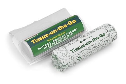 Paquete de 2 Coghlan's Tissue on The Go - Paquete de viaje compacto con dispensador para camping, senderismo y aventuras al aire libre - imagen 2