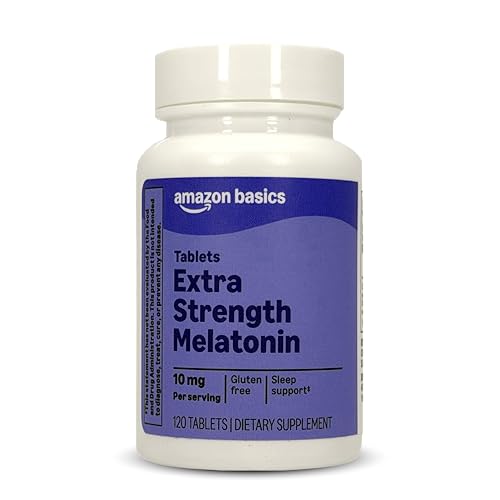 Tabletas de Melatonina de Fuerza Extra Basics, 10 mg, 120 Unidades - imagen 1