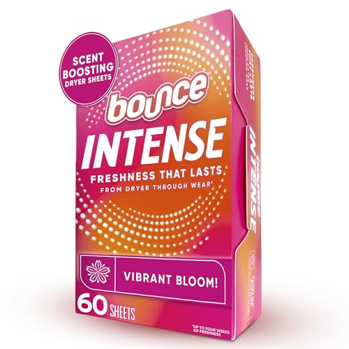 Bounce Hojas para Secadora Intensa, Vibrant Bloom, 60 Piezas, Hojas Aromatizantes para Secadora - imagen 4