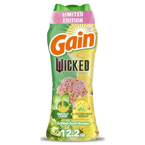 Aditivo de Fragancia para Ropa Gain Wicked: For Good Edición Limitada, Emerald Charm + Yellow Brick Wonder, 12.2 oz, Extensor Fresco + Protección - imagen 3