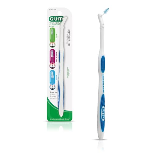 Recargas de Mango Permanente GUM Proxabrush – Compatibles con Cepillos Interdentales Go-Betweens para Remoción de Placa, Cuidado de Brackets e - imagen 5