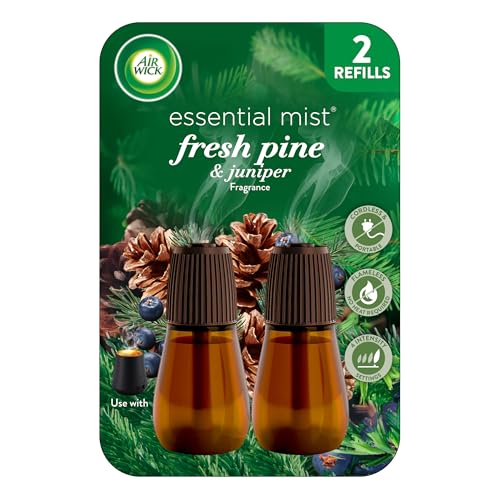 Recarga Air Wick Essential Mist, Pino Fresco y Enebro, Ambientador con Aceites Esenciales, Paquete de 2 Unidades - imagen 2