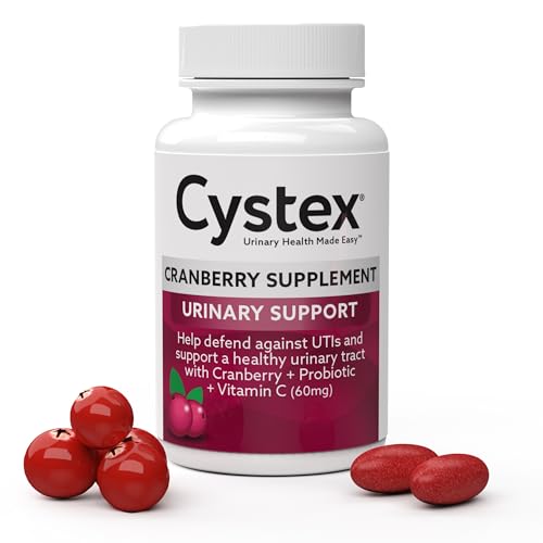 Suplemento Cystex de Salud Urinaria con Arándano, Probióticos, Prebióticos y Vitamina C - Apoyo para Vías Urinarias y Salud Vaginal - 75 Tabletas Sin - imagen 3