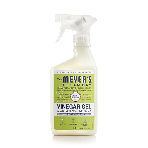 Spray Limpiador de Gel con Vinagre MRS. MEYER'S CLEAN DAY para Baño, Fórmula Sin Enjuague, Verbena de Limón, 16 Fl Oz, Paquete de 1 - imagen 1