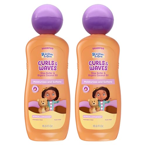 Champú Ricitos de Oro para Rizos y Ondas: Define y Resalta Rizos Naturales, Hidrata y Suaviza, Control de Frizz, Limpieza Profunda, Champú para - imagen 6
