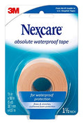 Cinta Médica Nexcare Absolutamente Impermeable, Flexible de Espuma, Sujeta Vendajes y Mantiene Heridas Secas - 1.5 in x 5 yds, 1 Rollo - imagen 1