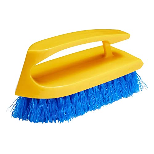 Cepillo de Fregar Rubbermaid Commercial con Mango de Hierro, 6 pulgadas, Cerdas de Polipropileno Cobalto para Limpiar Azulejos, Juntas, Pisos, - imagen 2