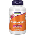 Suplementos NOW Foods, Niacinamida (Vitamina B-3) 500 mg, Producción de Energía*, 100 Cápsulas Vegetales - imagen 1