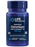 Life Extension Chromium Optimizado con Crominex 3+ 500 mcg, Salud Metabólica, 60 Cápsulas Vegetarianas, Sin Gluten, No OGM - imagen 1
