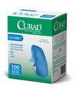 Curad Vendajes Adhesivos de Tela Detectables por Metal Azul 3/4 x 3, Paquete de 100 - imagen 1