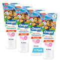 Pasta Dental Anti-Caries para Niños Orajel Paw Patrol, Sabor Natural a Burbuja Frutal, 4.2oz (Paquete de 4) - imagen 1