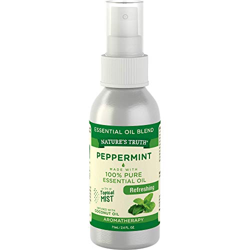 Spray de Aceite Esencial de Menta Nature's Truth | 2.4 Onzas Líquidas | Aromaterapia | A base de plantas, Sin OGM y Sin Gluten - imagen 6