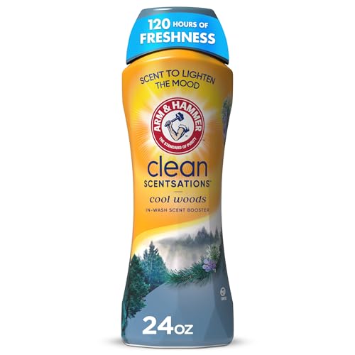 ARM & HAMMER Clean Scentsations Aditivo de Fragancia para Lavado, Aroma Cool Woods, 24 Oz - imagen 2