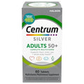 Centrum Silver Multivitamínico para Adultos 50+, Suplemento con Vitamina D3, Vitaminas B, Calcio y Antioxidantes, 80 Tabletas, Libre de Gluten y No - imagen 1