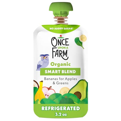 Once Upon a Farm Smart Blend Plátanos para Manzanas y Verduras, Snack Orgánico en Bolsa de 3.2oz - imagen 3