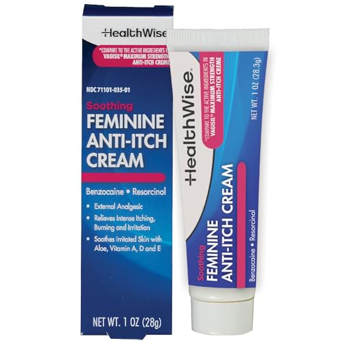 Crema Antipicazón Femenina HealthWise | Alivio Calmante para Picazón | Aloe, Vitaminas A, D y E | Alivio de Irritación | Vagicaine | 1 oz. | - imagen 4