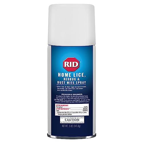 Spray Rid Home para Piojos, Chinches y Ácaros - Tratamiento con Permetrina para Colchones, Muebles y más, 5 Onzas - imagen 2