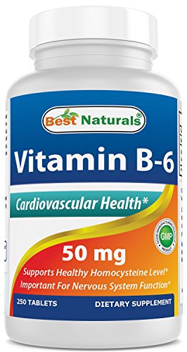 Vitaminas B6 50 mg - 250 Tabletas de Best Naturals - imagen 4