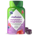 Gomitas Vitafusion de Melatonina | 5mg | 90 piezas | Con Magnesio para Adultos | Sabor Berry | Suplemento Libre de Gluten y Lácteos - imagen 1