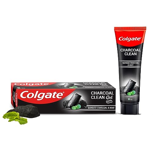 Pasta de Dientes Colgate Gel Negro con Carbón Activado, Limpieza Profunda con Carbón de Bambú y Menta, 120 g (Paquete de 1) Multicolor - imagen 2