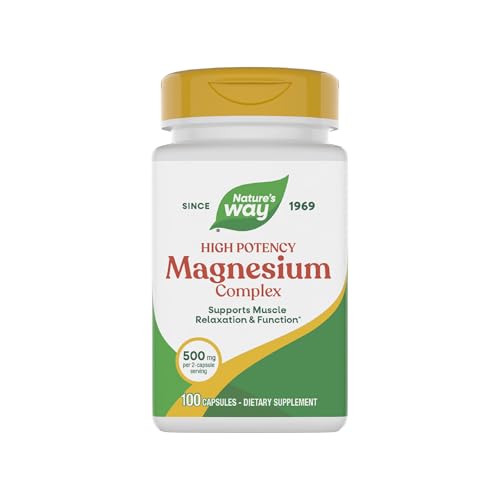 Complejo de Magnesio de Nature's Way, Apoya la Relajación Muscular*, Función Muscular*, Promueve la Sensación de Calma*, 100 Cápsulas - imagen 2