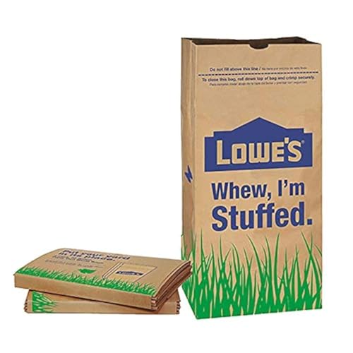 Bolsas de Papel para Hojas de Jardín Lowes LF de 30 Galones (10 Bolsas), Resistente para Limpieza de Jardín y Patio - imagen 5