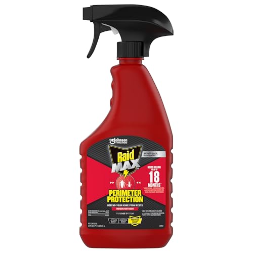 Raid MAX Spray Insecticida para Hormigas y Cucarachas, Protección Perimetral, Efectivo por Hasta 18 Meses, Uso Interior y Exterior, 22oz - imagen 5