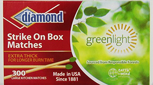 Fósforos de Cocina Diamond Greenlight Strike, Caja de 300 Piezas - imagen 4