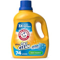 Detergente Líquido para Ropa ARM & HAMMER Plus OxiClean Ultra, Quitamanchas Clean Meadow, 74 Lavados, 96.2 fl oz - imagen 1